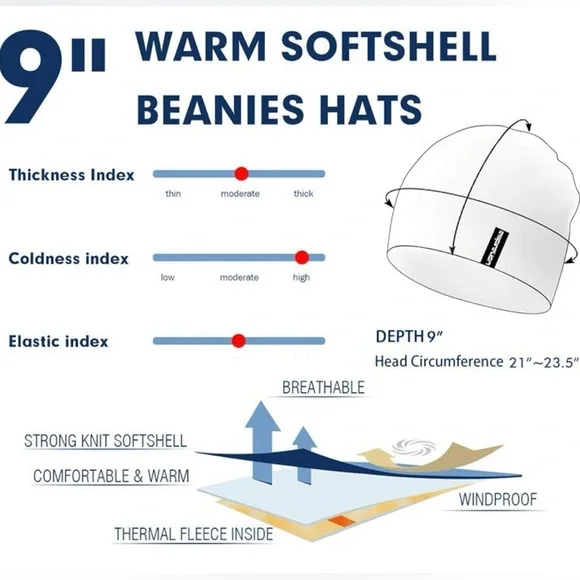 🆕Soft Shell Beanie - Picture 7 of 15